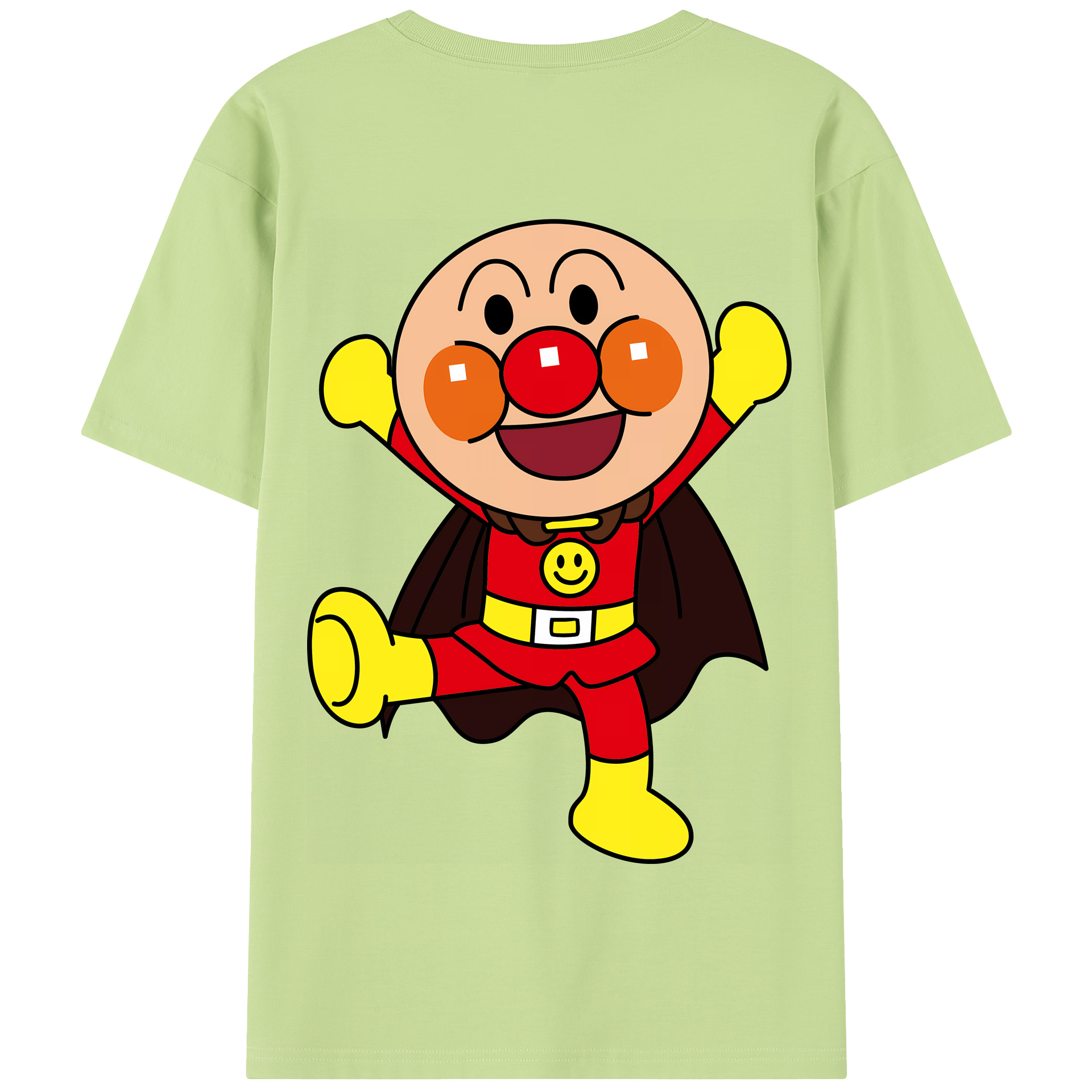 （画像用） アンパンマン Anpanman 綿100％半袖Tシャツ（背面プリント）